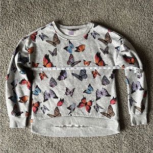 Butterfly crewneck sweatshirt